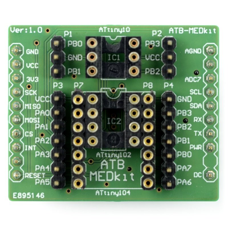 Atnel ATB-MEDkit - vývojová deska pro AVR společnosti ATtina