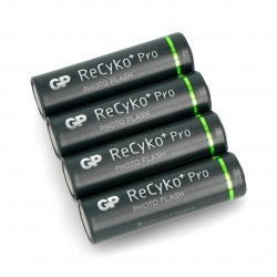 Baterie GP ReCyko + Pro Photo Flash R6 AA Ni -MH 2600 mAh - 4 ks.