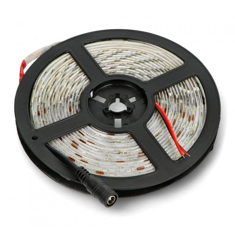 Sada: LED pásek SMD3528 IP65 4,8 W, 60 LED / m, studená barva -