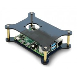 Pouzdro pro Raspberry Pi 4B / 3B + / 3B / 2B - otevřené černé - LT-4B21