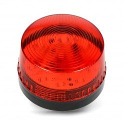 Blikající lampa HC-05 - LED 12V - červená