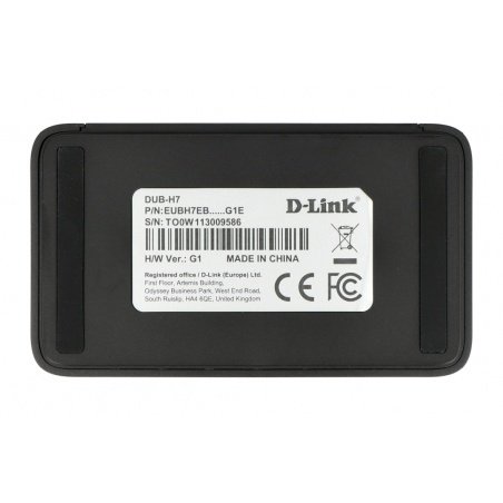 D-Link DUB-H7 - aktivní 7portový rozbočovač s napájením 5V / 3A D-Link DUB-H7 - aktivní 7portový rozbočovač s napájením 5V / 3A
