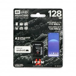 IRDM by GOODRAM 128GB MICRO CARD UHS I U3 A2 + adapter