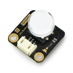 Gravitace - Tlačítko LED - Tlačítko s LED podsvícením - bílé -