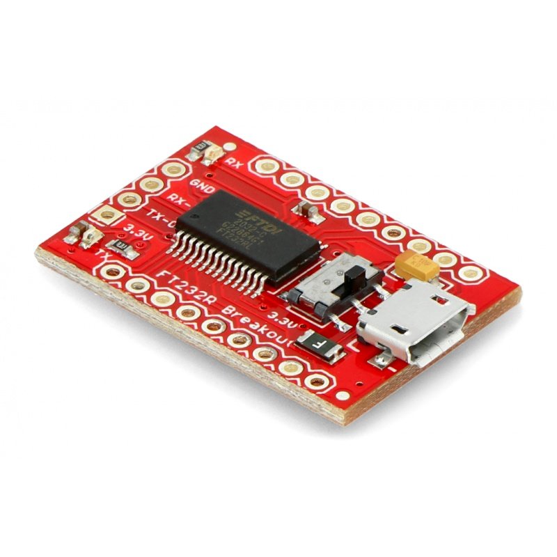 Převodník USB-UART FTDI FT232RL 3,3 V / 5 V microUSB - SparkFun