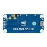 USB HUB HAT (B) for Raspberry Pi Series, 4x USB 2.0 Ports - zdjęcie 3