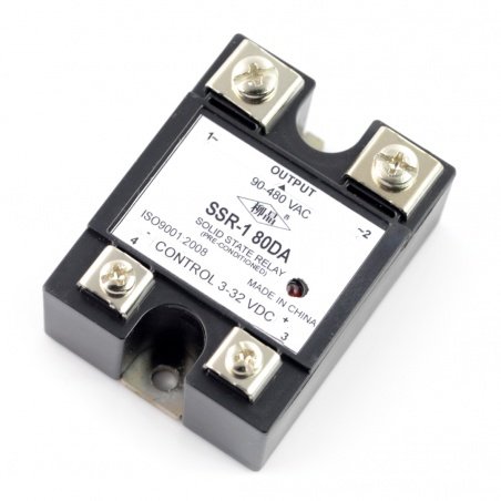 Polovodičové relé SSR-80A 480VAC / 80A - 32VDC Polovodičové relé SSR-80A 480VAC / 80A - 32VDC