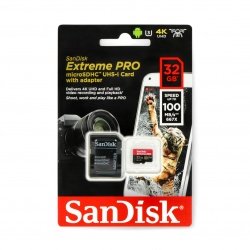 Paměťová karta microSD SanDisk Extreme Pro 667x 32 GB 100 MB /
