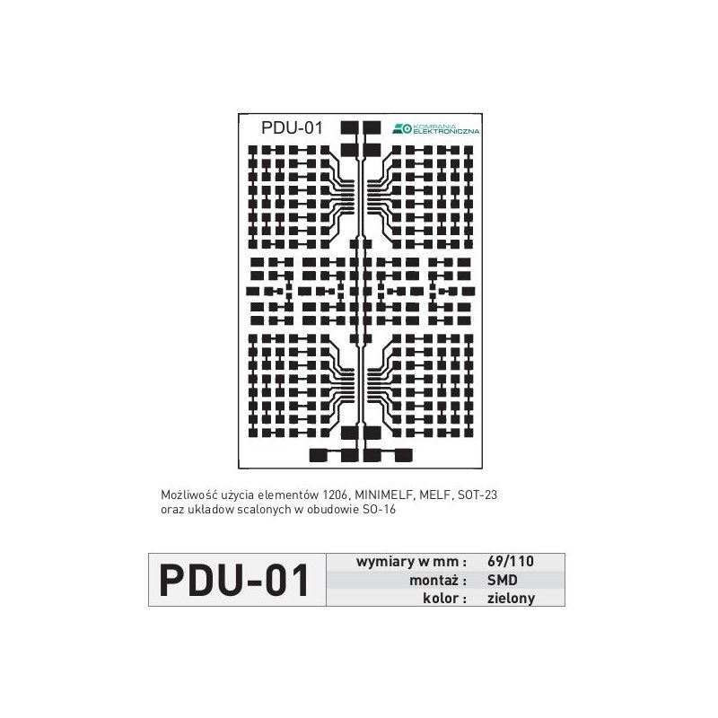 Univerzální PCB PDU01