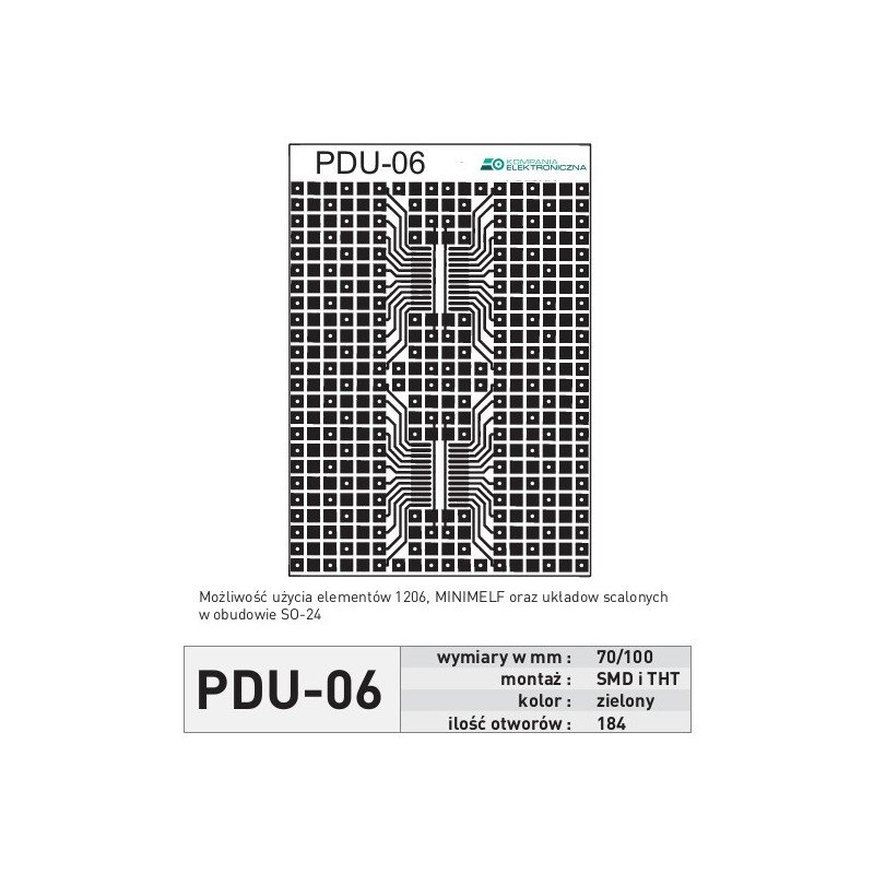 Univerzální PCB PDU06