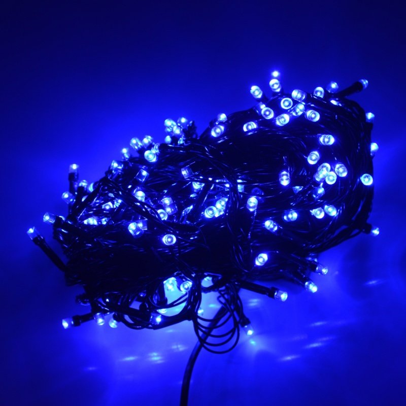 LED vánoční osvětlení - modrá - 200 ks