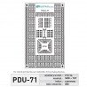 Univerzální deska plošných spojů PDU71 - SMD - zdjęcie 2