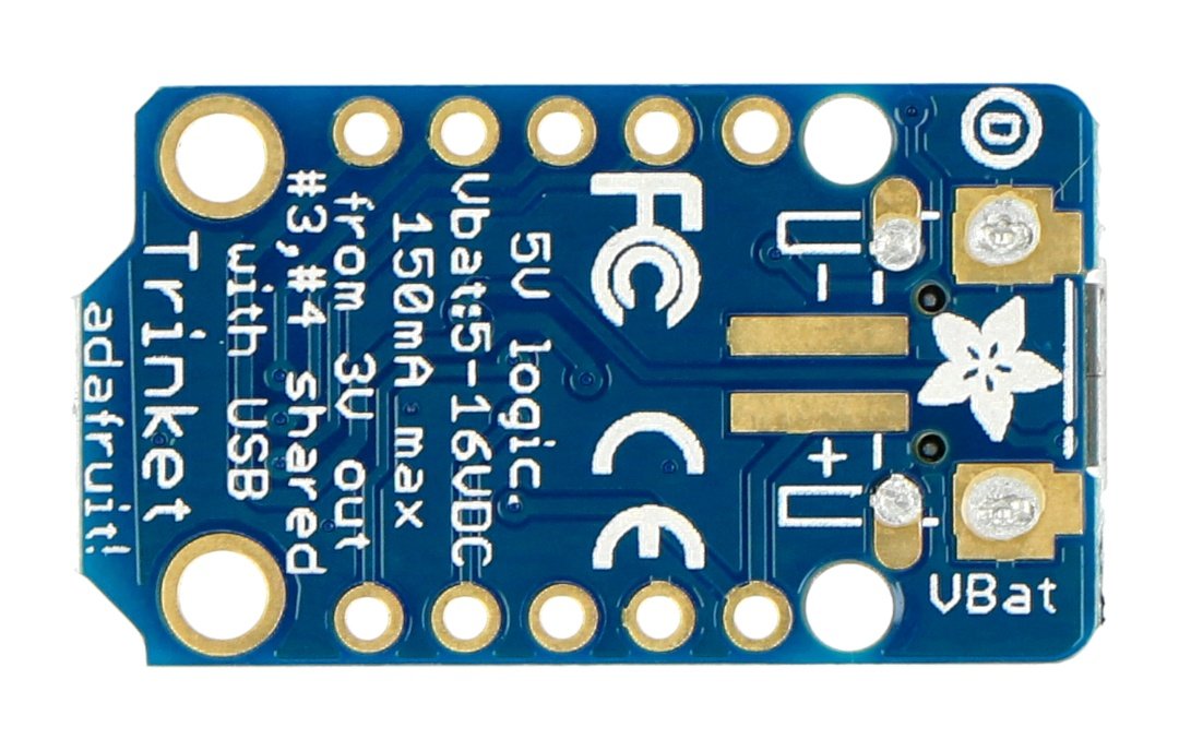 Adafruit Trinket - Mini Mikrokontroller - 5V Botland - obchod s robotikou