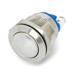 Momentový spínač ZAP-VYP PBS-28B 250V / 2A - stříbrný