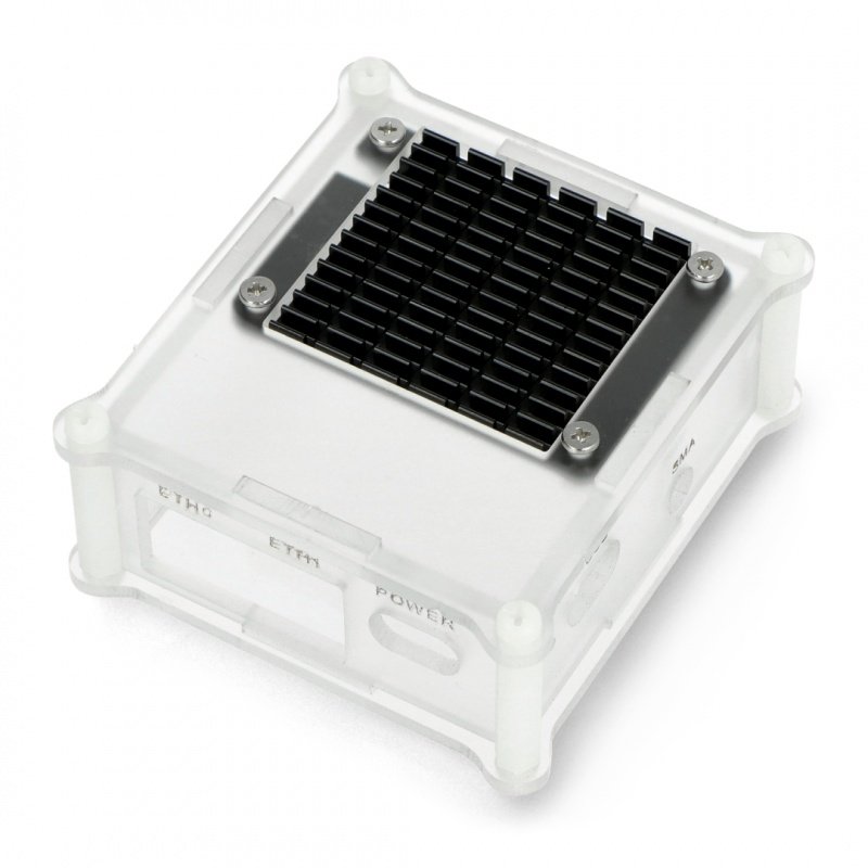 Acrylic Case with Heatsink for CM4 IoT Router Carrier Board Mini