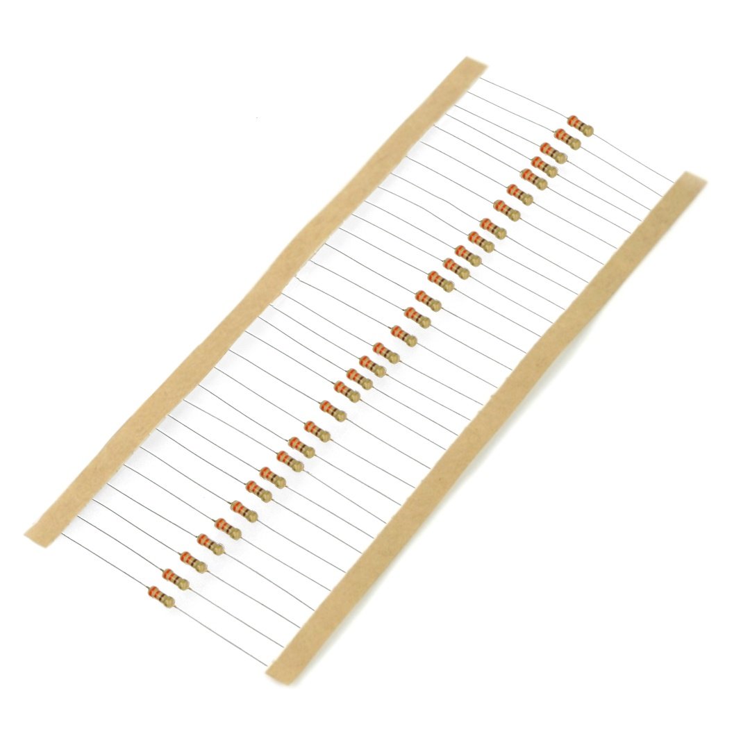 JustPi THT CF rezistor uhlíkový 1 / 4W 330Ω - 30ks