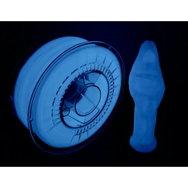 Filament Devil Design PLA 1,75mm 0,33kg - Glow in the Dark Blue