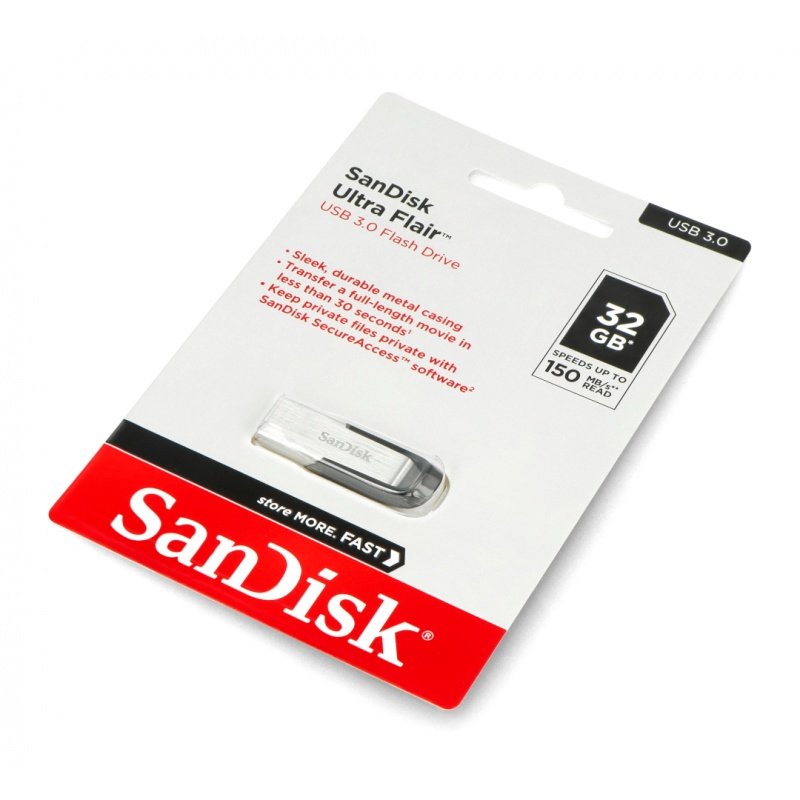 SanDisk Ultra Flair - USB 3.0 Pendrive 32 GB