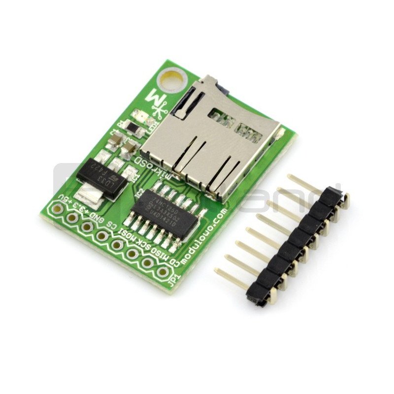 Miniaturní čtečka karet microSD s vyrovnávací pamětí a stabilizátorem - MOD-13