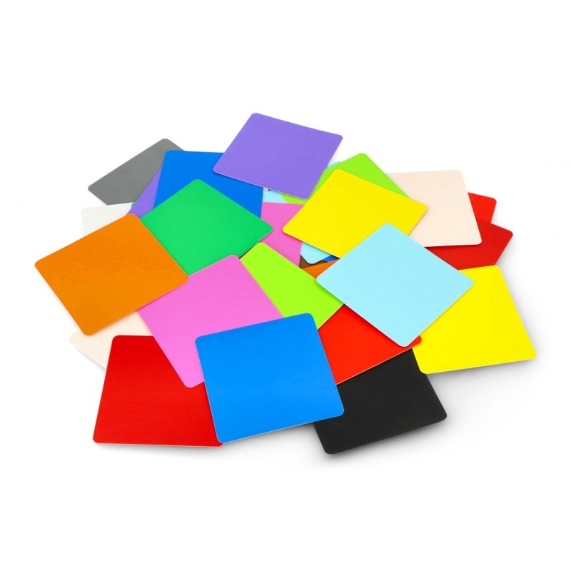 1000 kolorowych kartoników do maty do kodowania