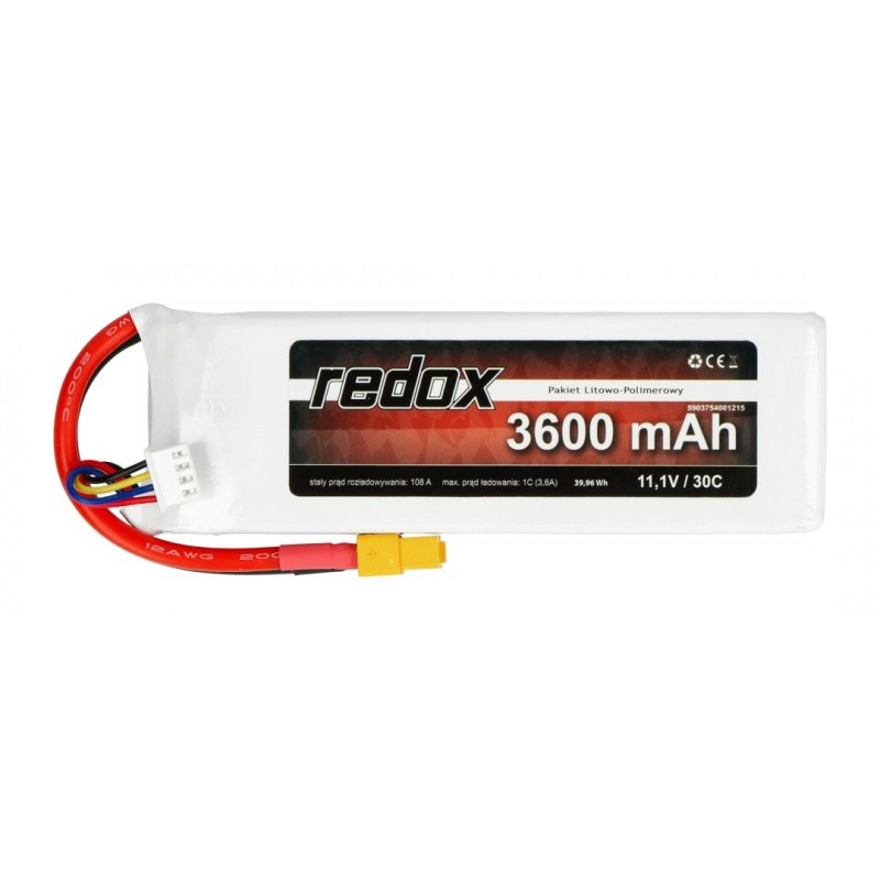 Redox 3600 mAh 11,1V 30C - pakiet LiPo