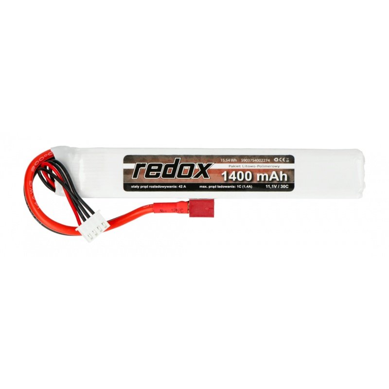Redox ASG 1400 mAh 11,1V 30C (scalony) - pakiet LiPo