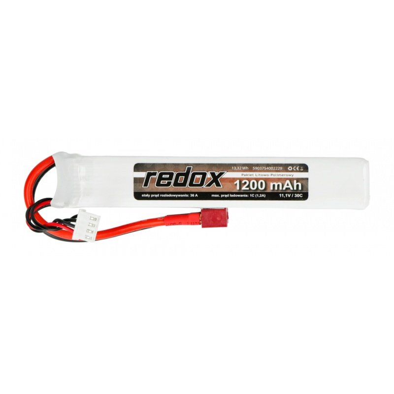Redox ASG 1200 mAh 11,1V 30C (scalony) - pakiet LiPo