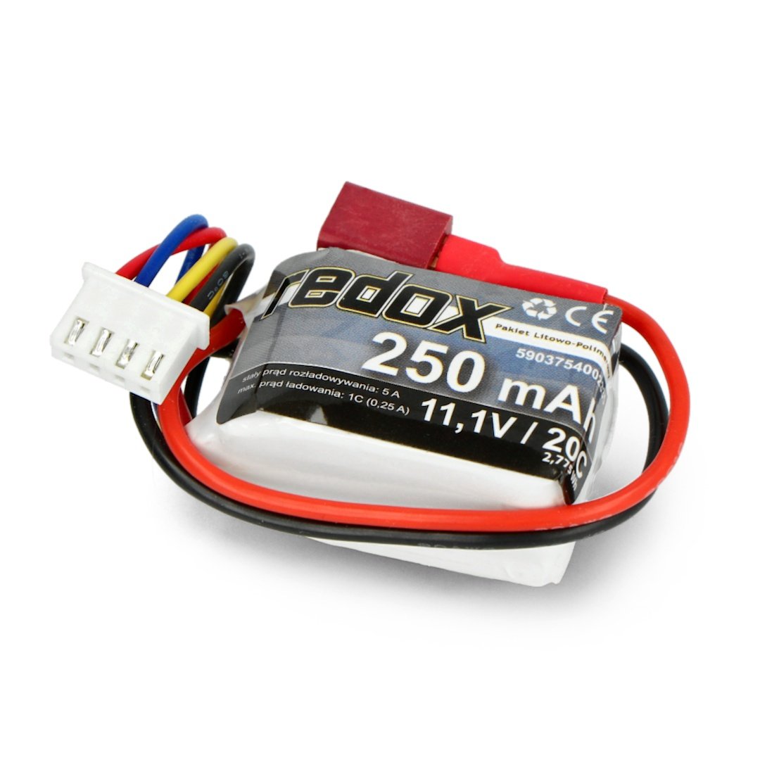 Redox 250 mAh 11,1V 20C DEAN - pakiet LiPo
