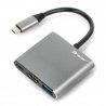 ADAPTER TRACER A-1, USB-C, HDMI 4K, USB 3.1, PDW 100W - zdjęcie 1