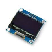 OLED displej, modrá grafika, 1,3 '' 128x64px I2C v2 - modré