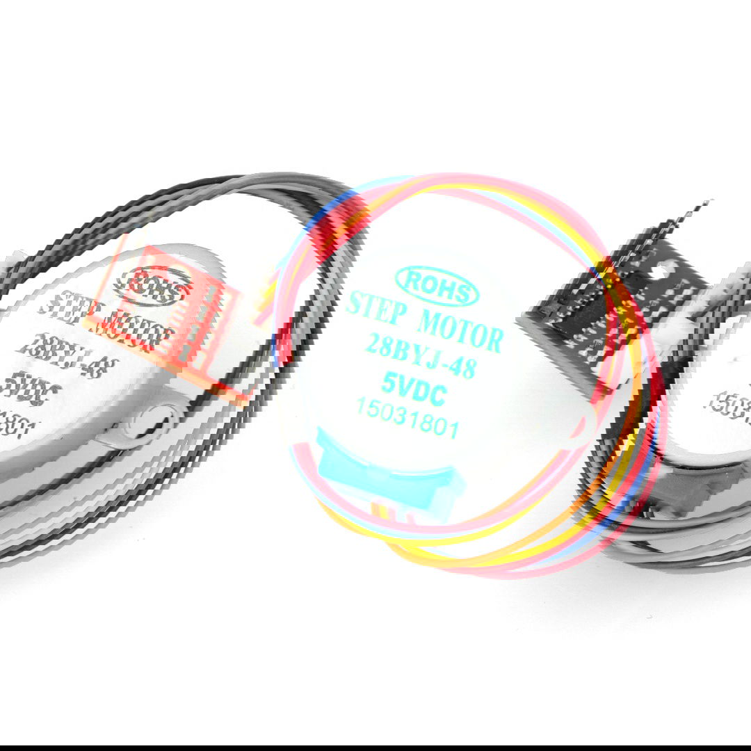 Krokový motor s převodovkou 28BYJ-48 5V / 0,1A / 0,03Nm s