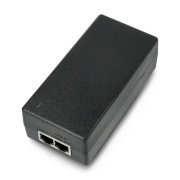 Desktop PoE 48V/1A/48W RJ45 z gniazdem IEC C14