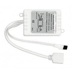 Ovladač RGB LED pásků a pásků s IR dálkovým ovládáním - 24 kláves