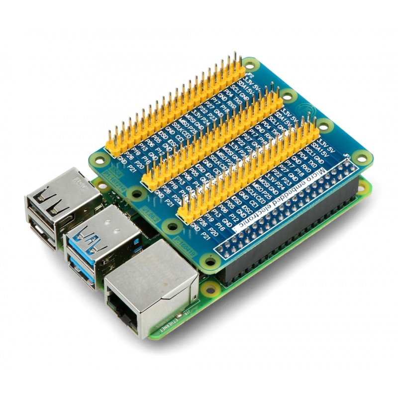 Expander GPIO HAT pinů - štít pro Raspberry Pi 4/3/2 / B + -
