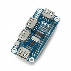 USB Hub Hat - 4portový hub - overlay pro Raspberry Pi 4B / 3B +