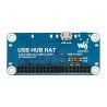 USB Hub Hat - 4portový hub - overlay pro Raspberry Pi 4B / 3B + - zdjęcie 3