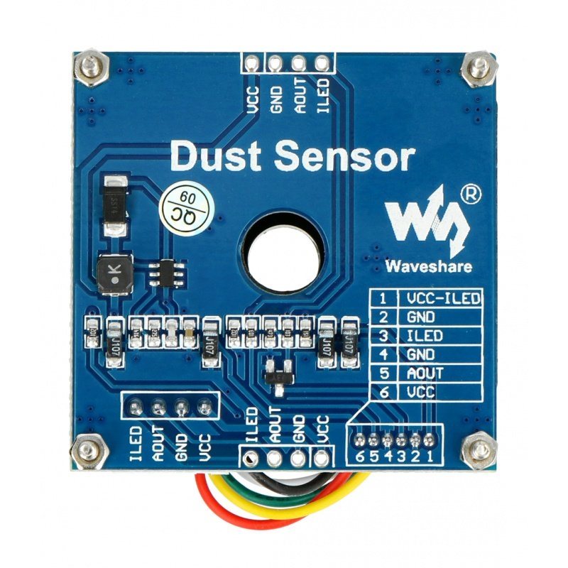 Senzor koncentrace prachu / částic - monitor čistoty vzduchu
