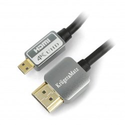 Kruger & Matz microHDMI - kabel HDMI - 3 m