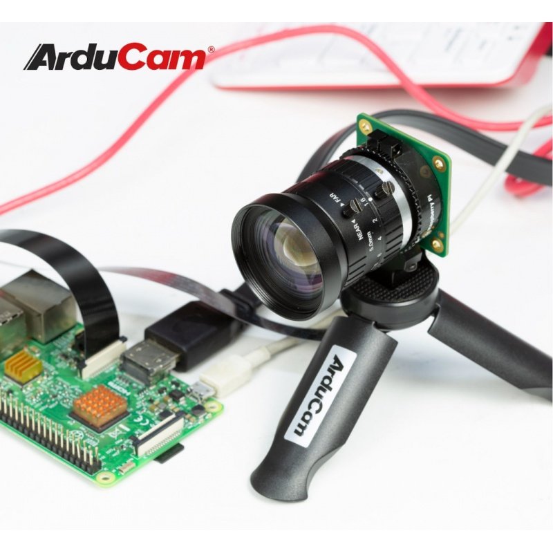 Arducam C-Mount Lens for Raspberry Pi High Quality Camera, 5mm