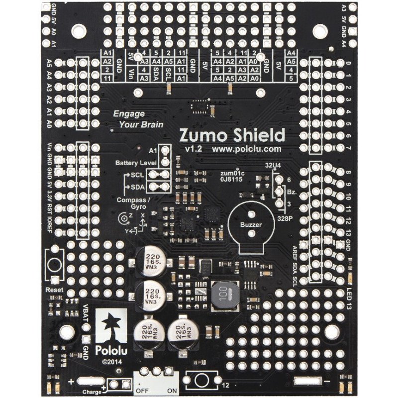 Zumo Shield v1.2 - základní deska Arduino