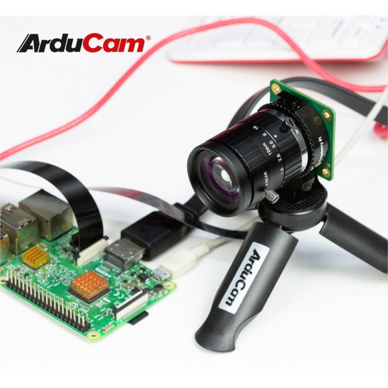 Arducam C-Mount Lens for Raspberry Pi High Quality Camera, 12mm