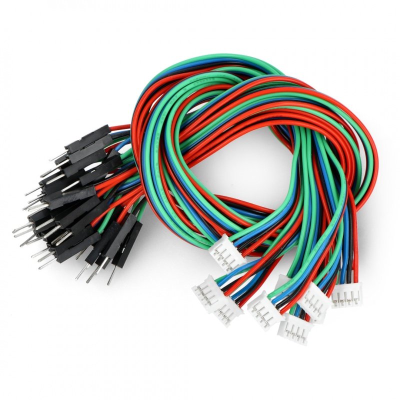 Gravity: 4Pin PH2.0 to DuPont Male Connector I2C/ UART Cable