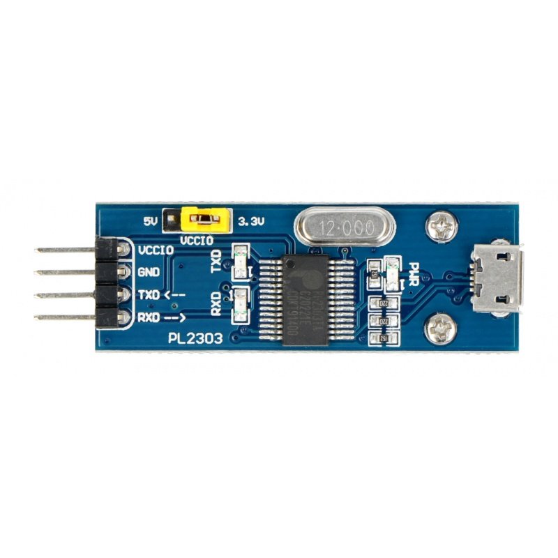 Převodník USB-UART PL2303 - zásuvka microUSB - Waveshare 11315