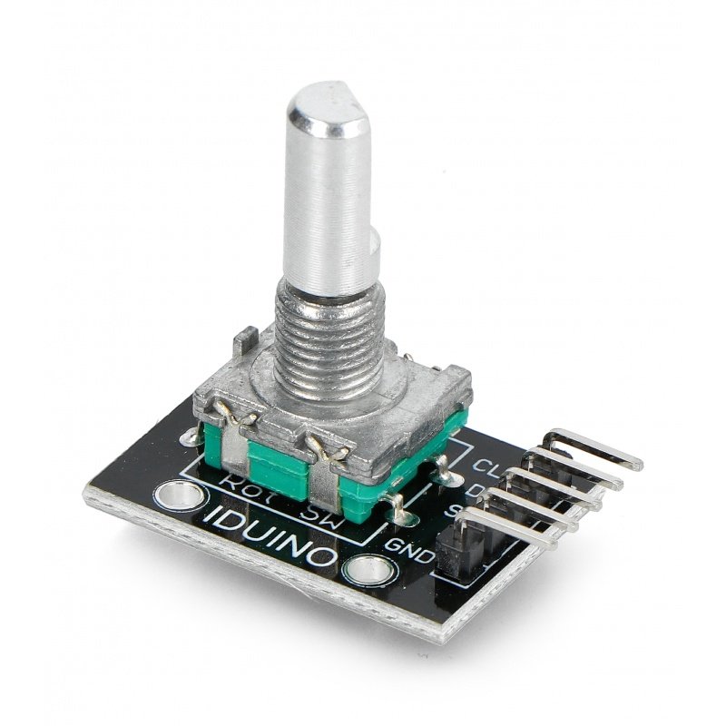 Senzor otáčení, pulzátor, kodér s tlačítkem - Iduino SE055