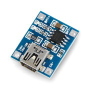 Nabíječka Li-Pol TP4056, 1 článek, 3,7 V, miniUSB