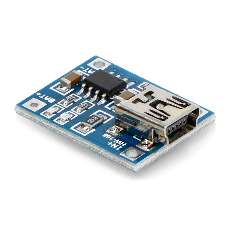 Nabíječka Li-Pol TP4056, 1 článek, 3,7 V, miniUSB