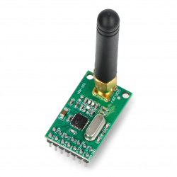 Rádiový modul NRF905 433MHz - transceiver THT s anténou