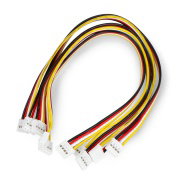 Grove - sada 5 4pinových kabelů samice-samice - 2 mm / 20 cm