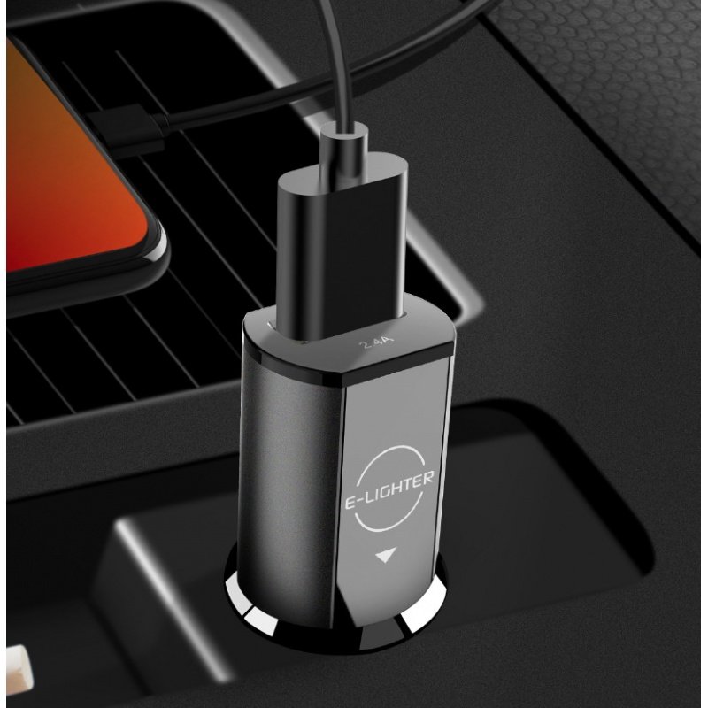 Ładowarka samochodowa USB 2.4A z zapalniczką LI-01 ART