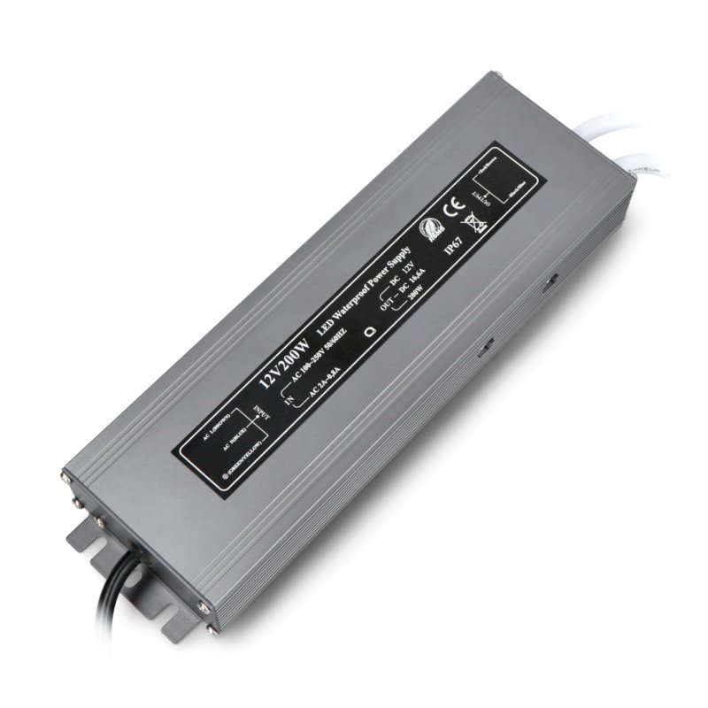 Napájecí zdroj pro LED pásky a vodotěsné pásky - 12V / 16,7A /
